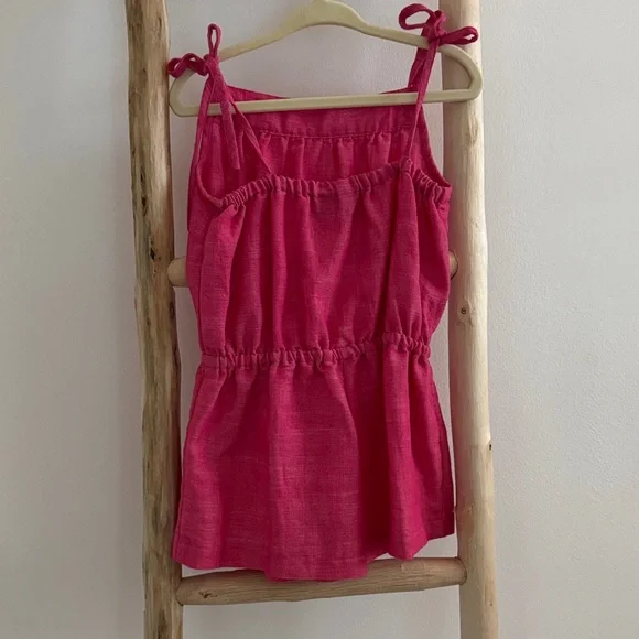 Kids Pink Romper - Picture 2 of 3